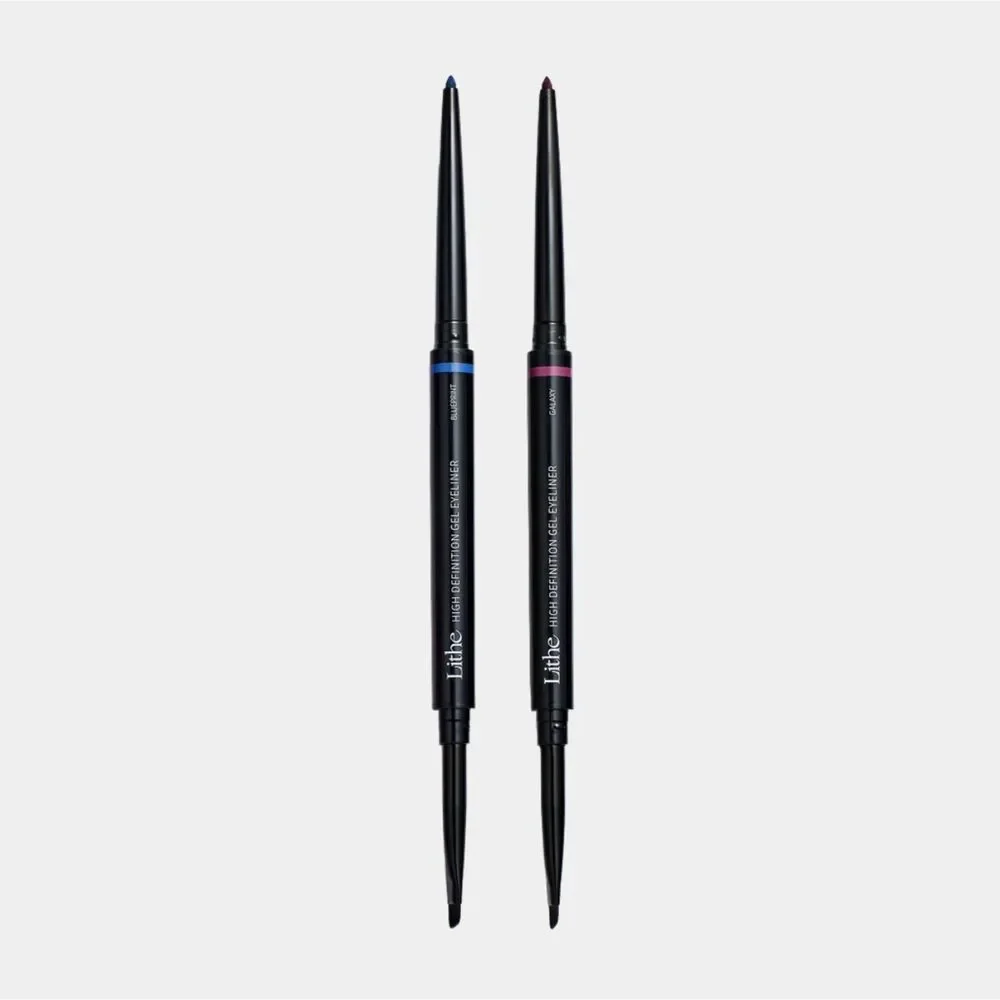 NIB Lithe High Definition Gel Eyeliner Duo in Blueprint & Galaxy